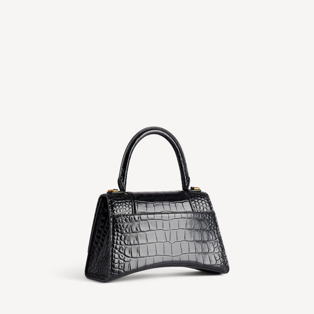 Women's Hourglass Handbag Small in Black