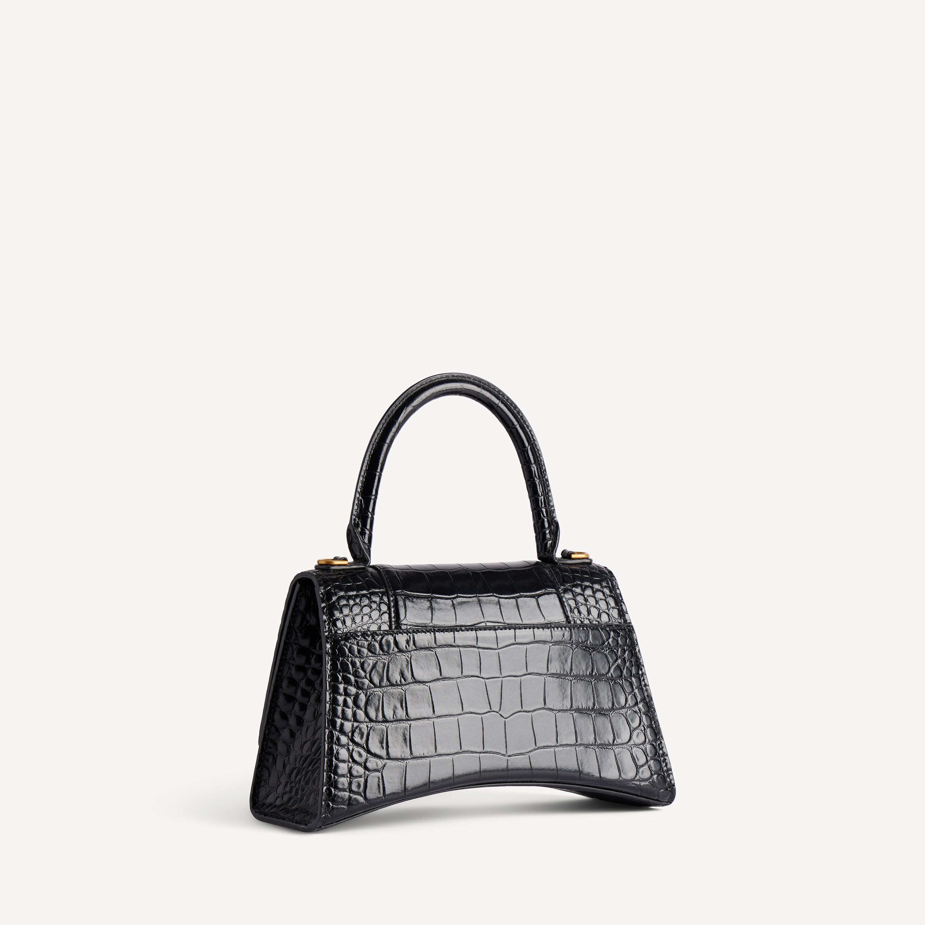 Women's Hourglass Handbag Small in Black