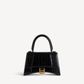 Women's Hourglass Handbag Small in Black